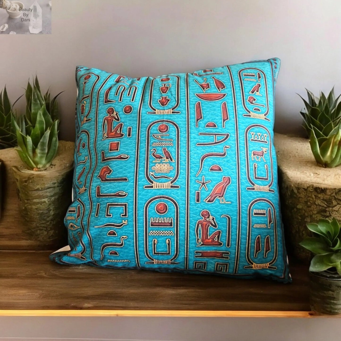 Egyptian Cotton Luxurious Throw Pillows Beauty by Dani