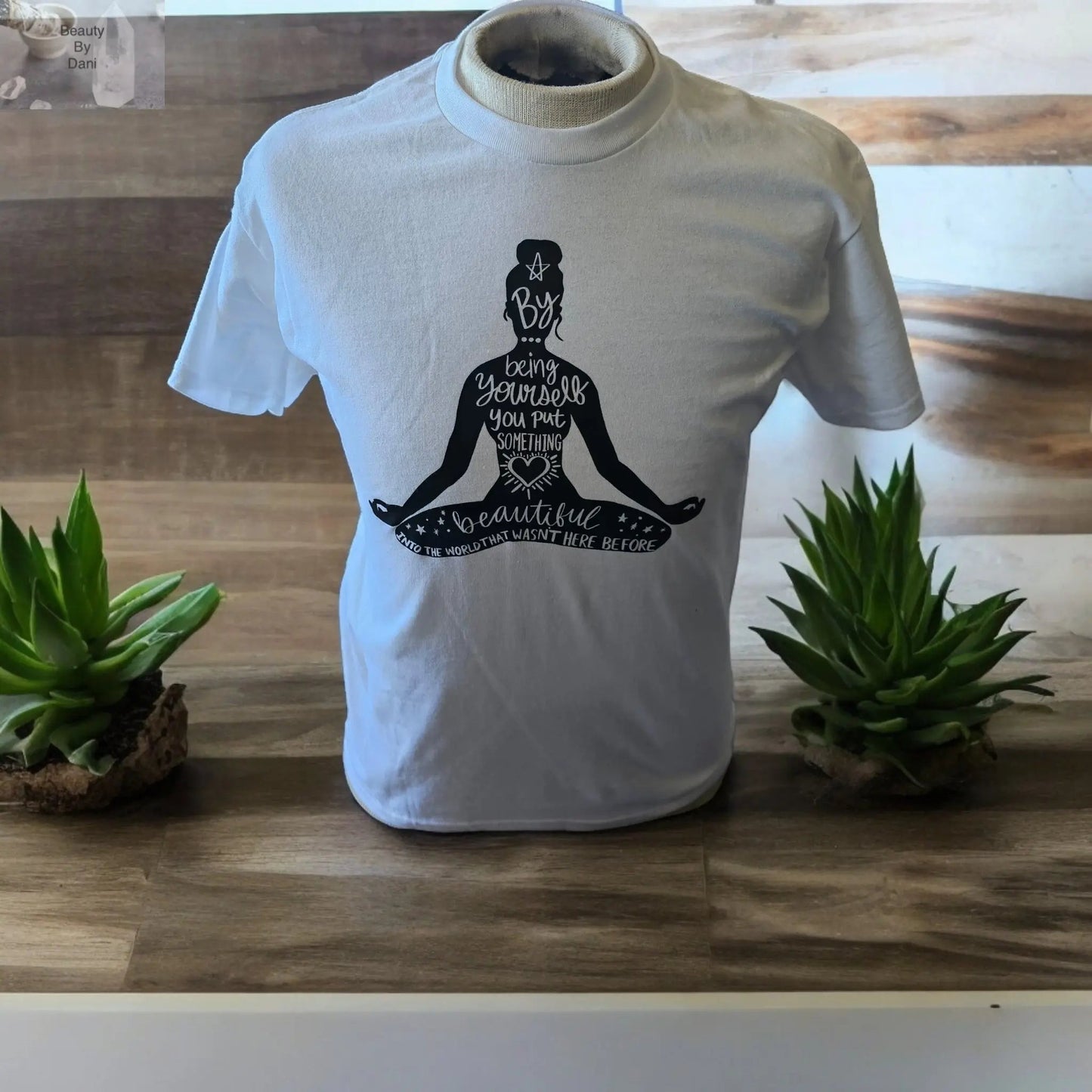 By Being Yourself Cotton Crew Neck T-Shirt