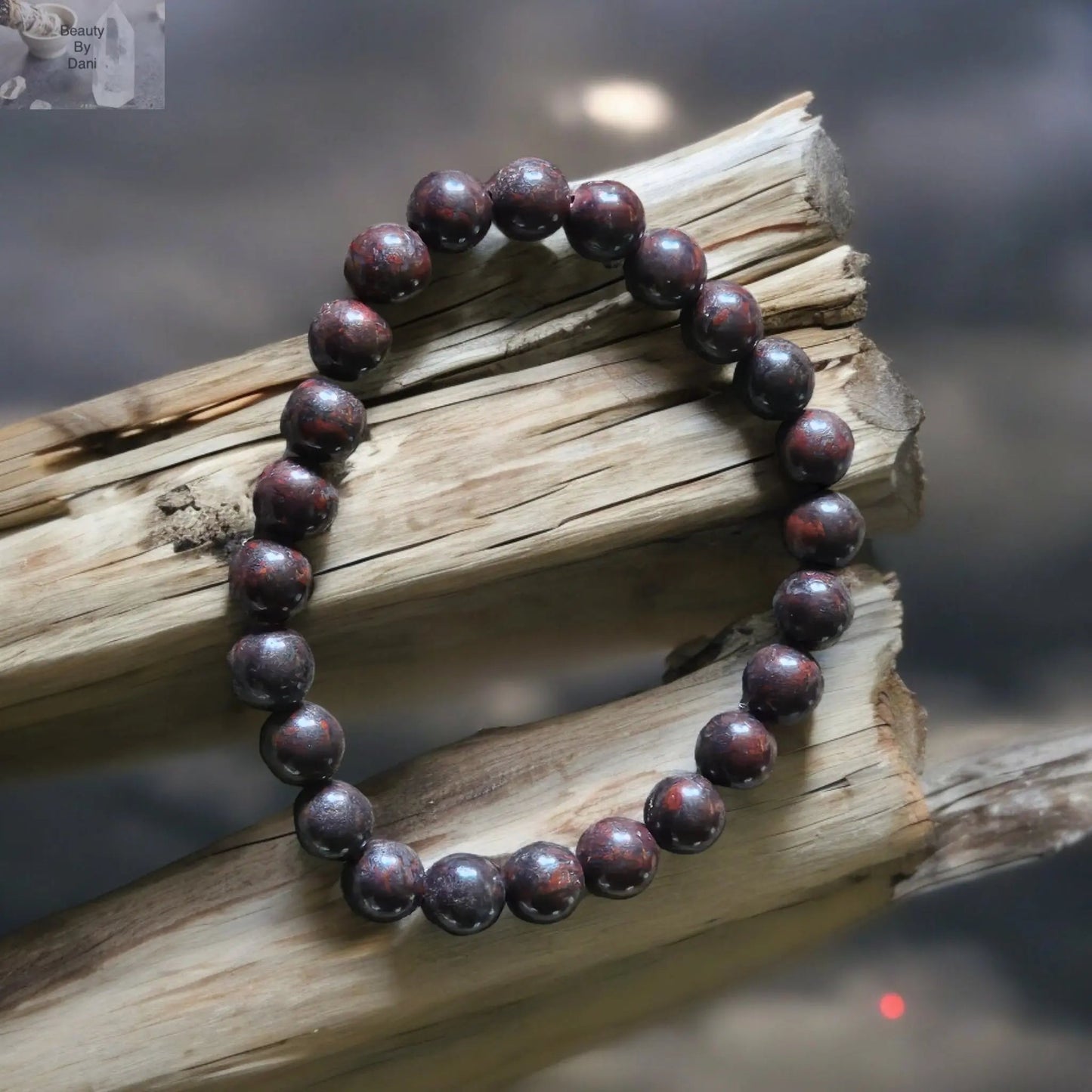 Natural Tiger Iron Strength Bracelet for Protection