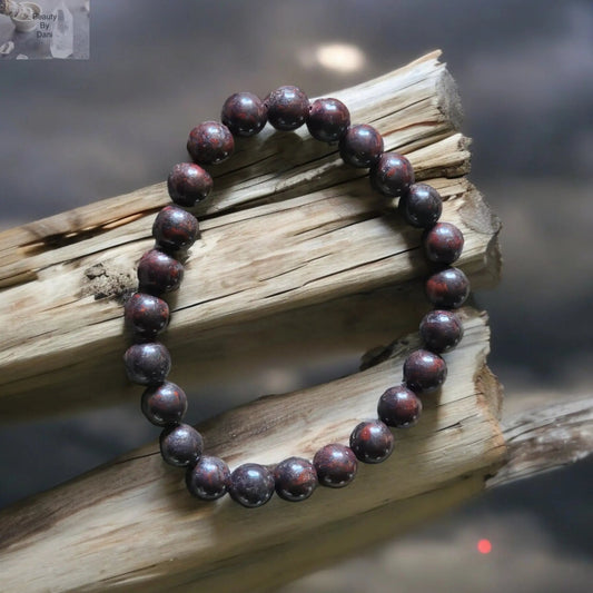Natural Tiger Iron Strength Bracelet for Protection