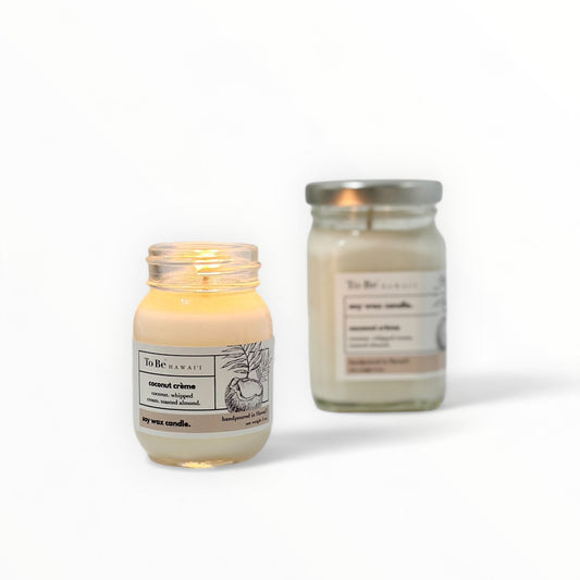 Coconut Crème Scented Soy Wax Candle