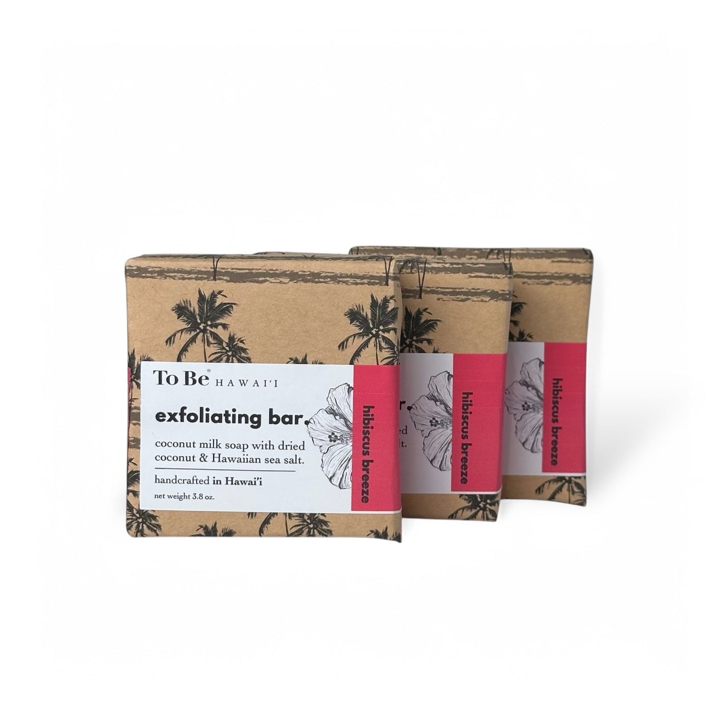 Hibiscus Breeze Coconut and Sea Salt Exfoliating Bar