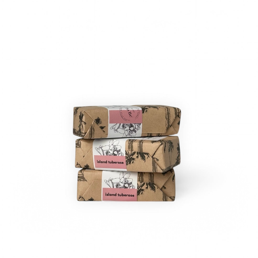 Island Tuberose Coconut and Sea Salt Exfoliating Bar