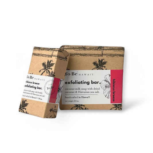 Hibiscus Breeze Coconut and Sea Salt Exfoliating Bar