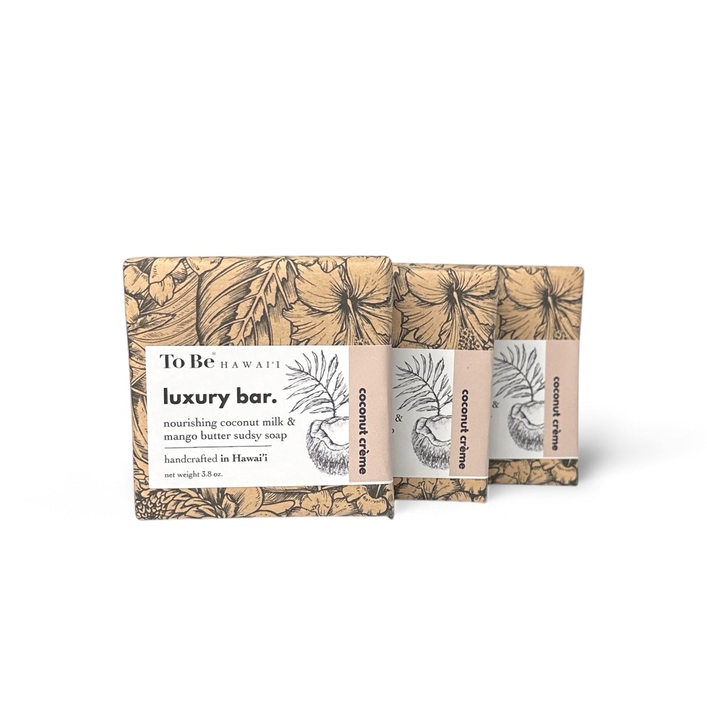 Coconut Crème Luxury Bar Soap Handcrafted on Maui