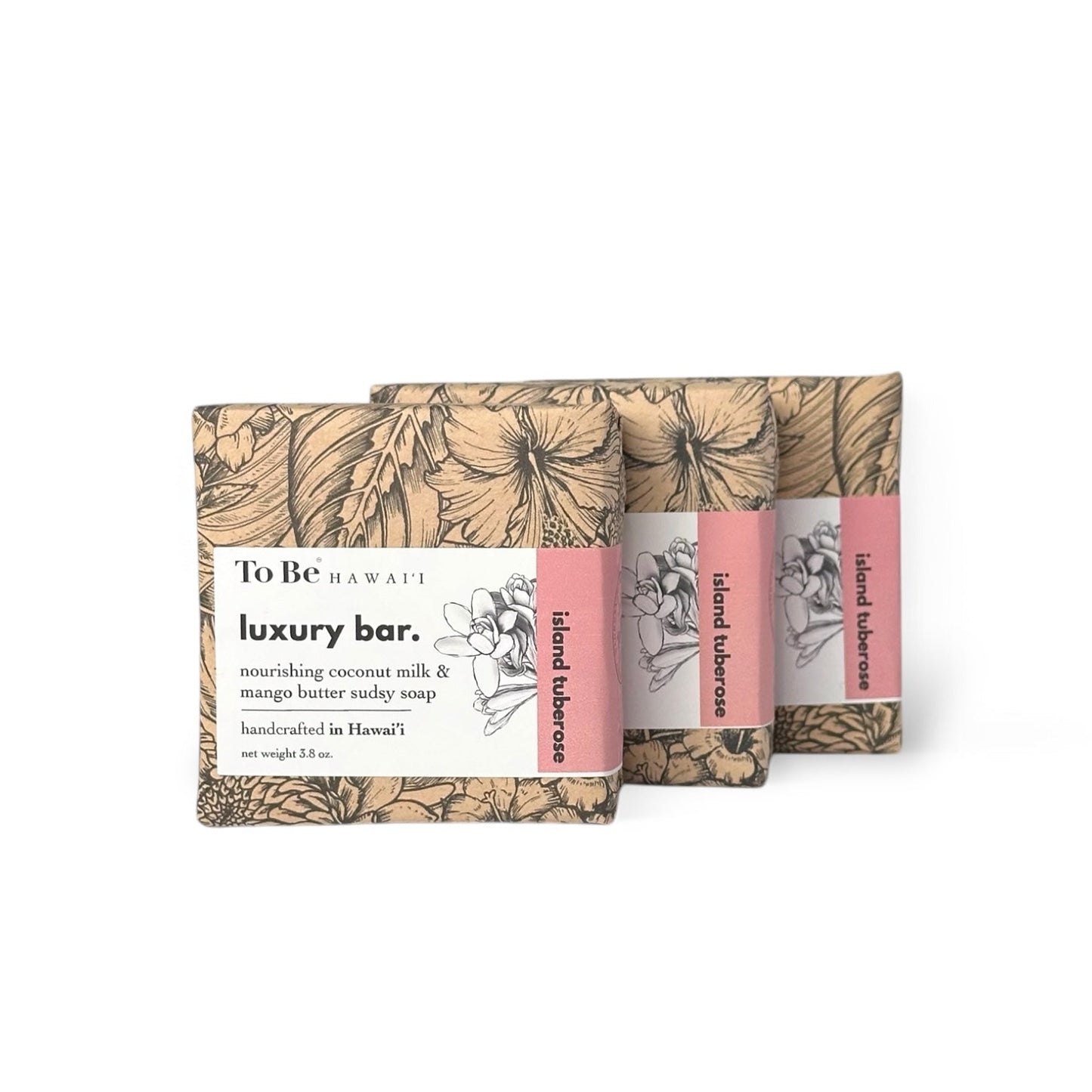Island Tuberose Luxury Bar Soap Handcrafted on Maui