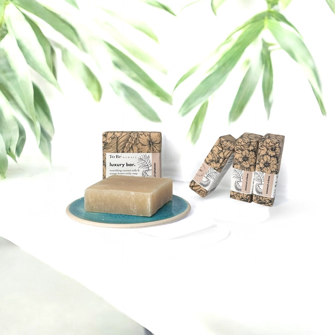 Coconut Crème Luxury Bar Soap Handcrafted on Maui