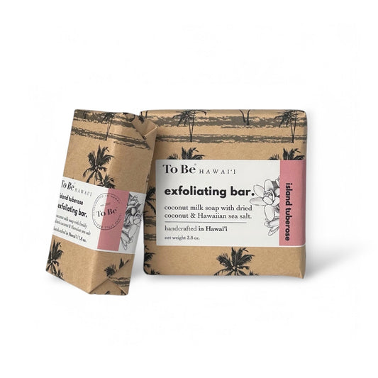 Island Tuberose Coconut and Sea Salt Exfoliating Bar