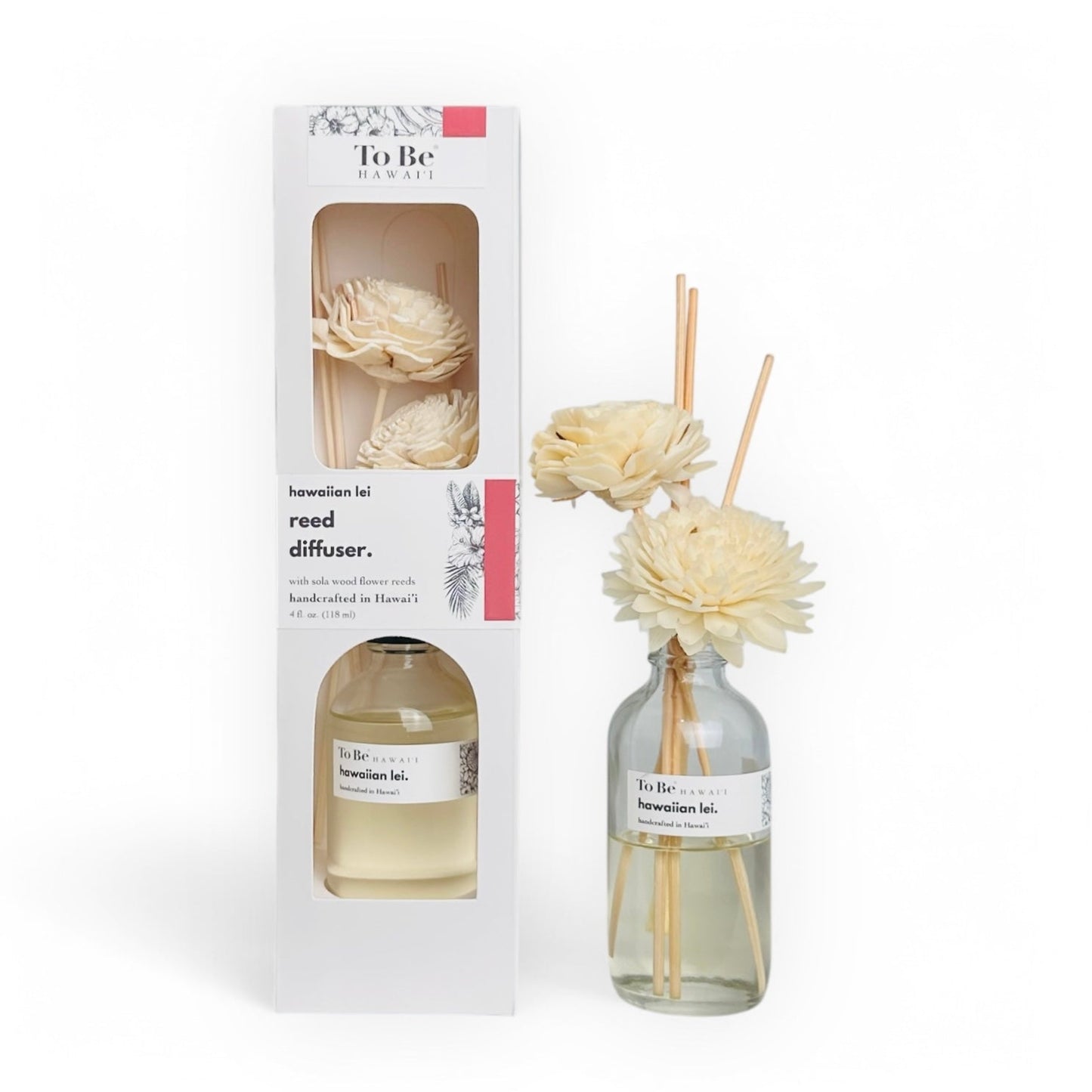 Lilikoi Citrus Tropical Reed Diffuser Hawaiian Lei Reed Diffuser