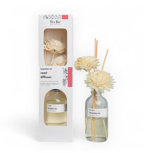 Lilikoi Citrus Tropical Reed Diffuser Hawaiian Lei Reed Diffuser