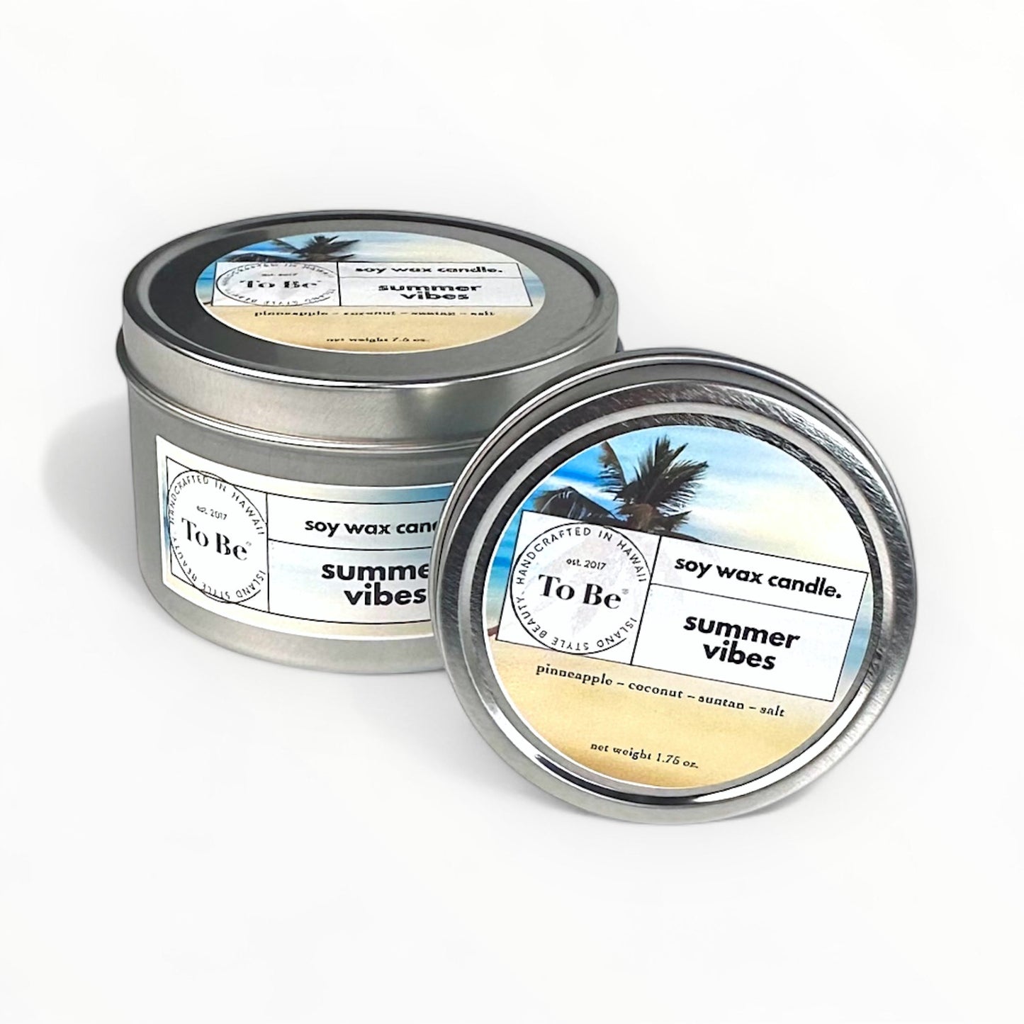 Summer Vibes Soy Wax Candle *NEW!