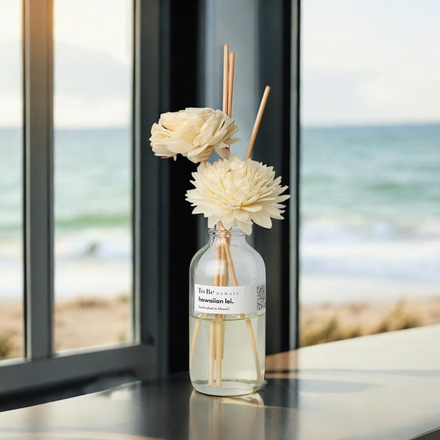 Lilikoi Citrus Tropical Reed Diffuser Hawaiian Lei Reed Diffuser