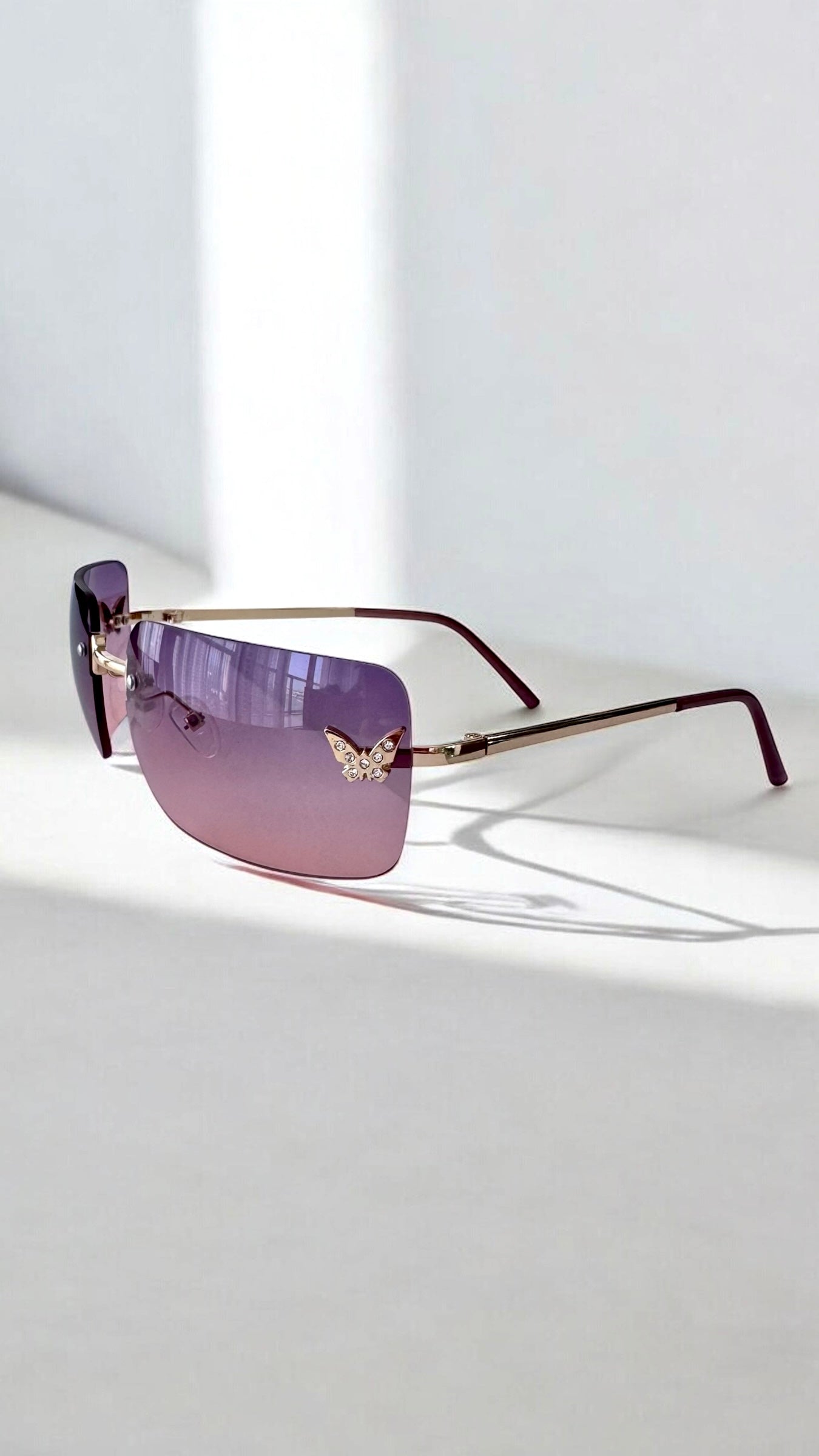 Papillon Purple Sunglasses