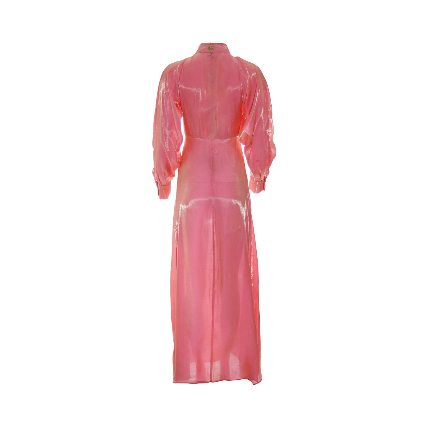 Pink Hot Pink Full-Length Gladiolus Dress ADIBA