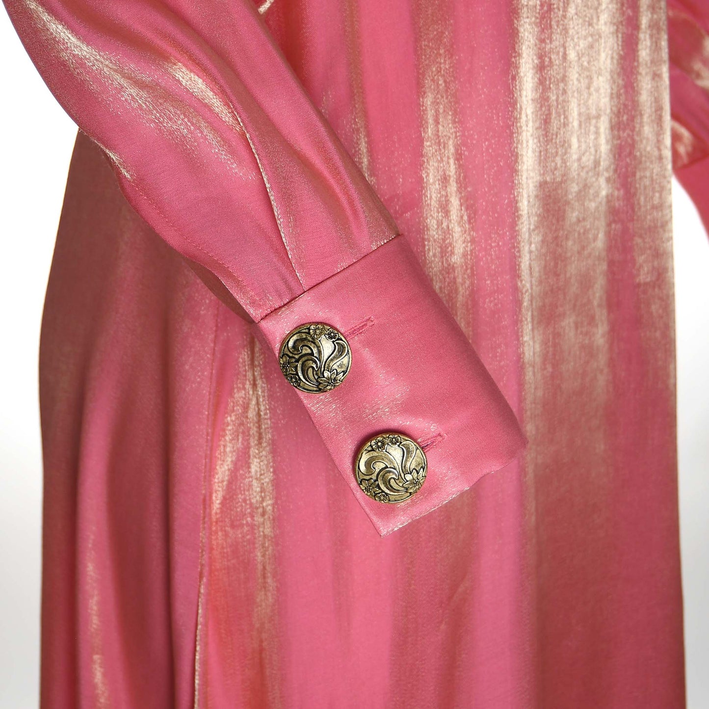 Pink Hot Pink Full-Length Gladiolus Dress ADIBA