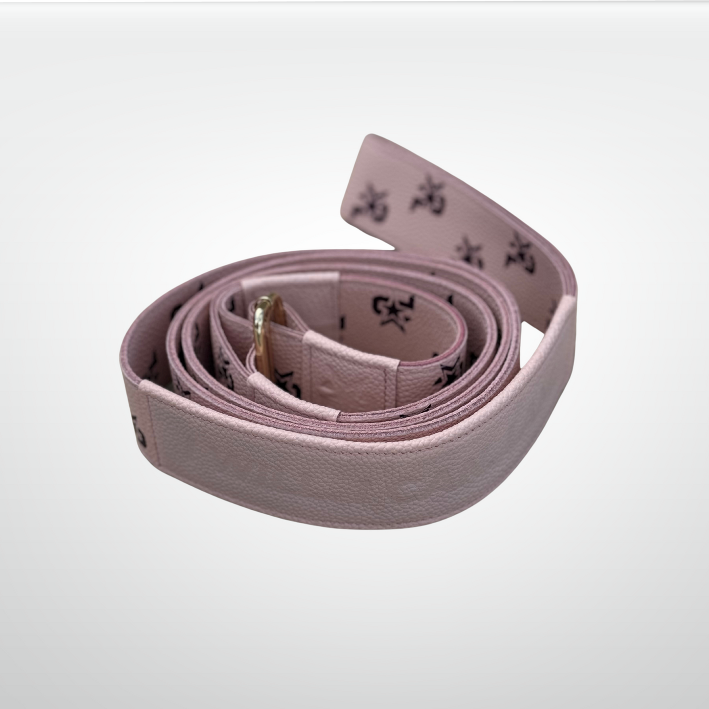 Leather Monogram Yoga Strap I AM