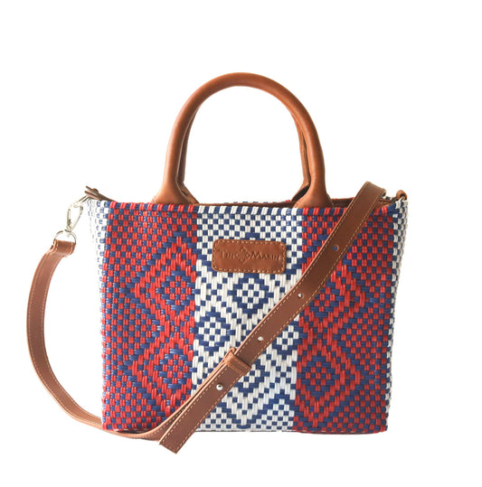 Small Woven Crossbody Bag Lightweight Durable Piruli