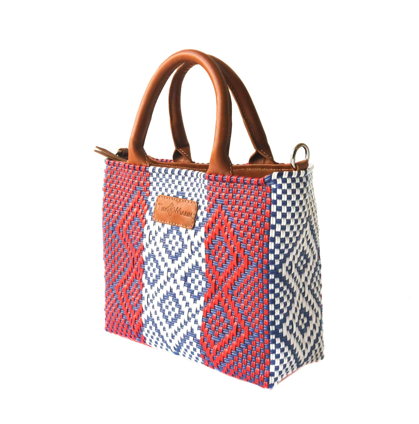 Small Woven Crossbody Bag Lightweight Durable Piruli