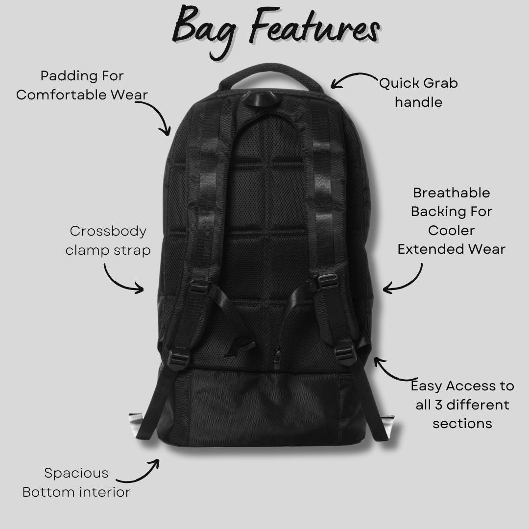 Carry-On Bag Lightweight Travel Backpack For Shoes Clothes Laptop Sole Premise