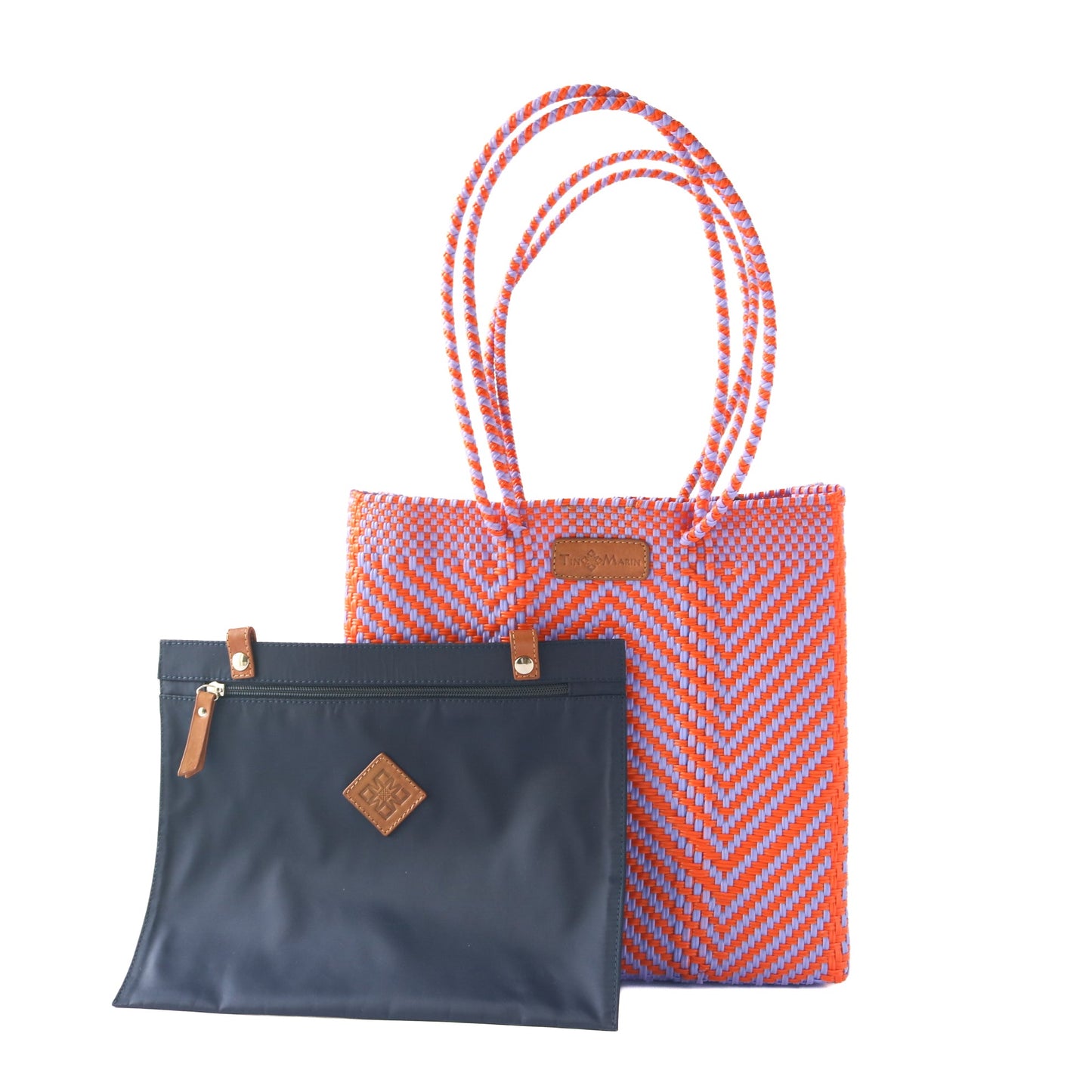 Positano Eco-Friendly Water-Resistant Woven Tote Tin Marin Brand