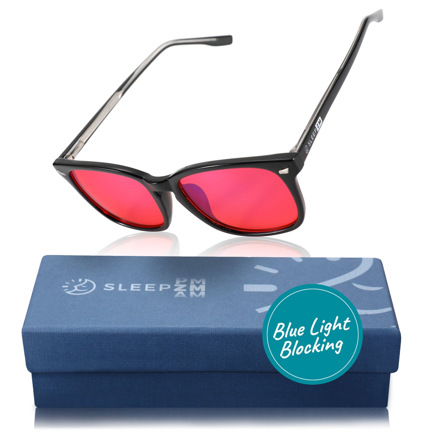Wayfarer Red Premium Glasses SleepZM