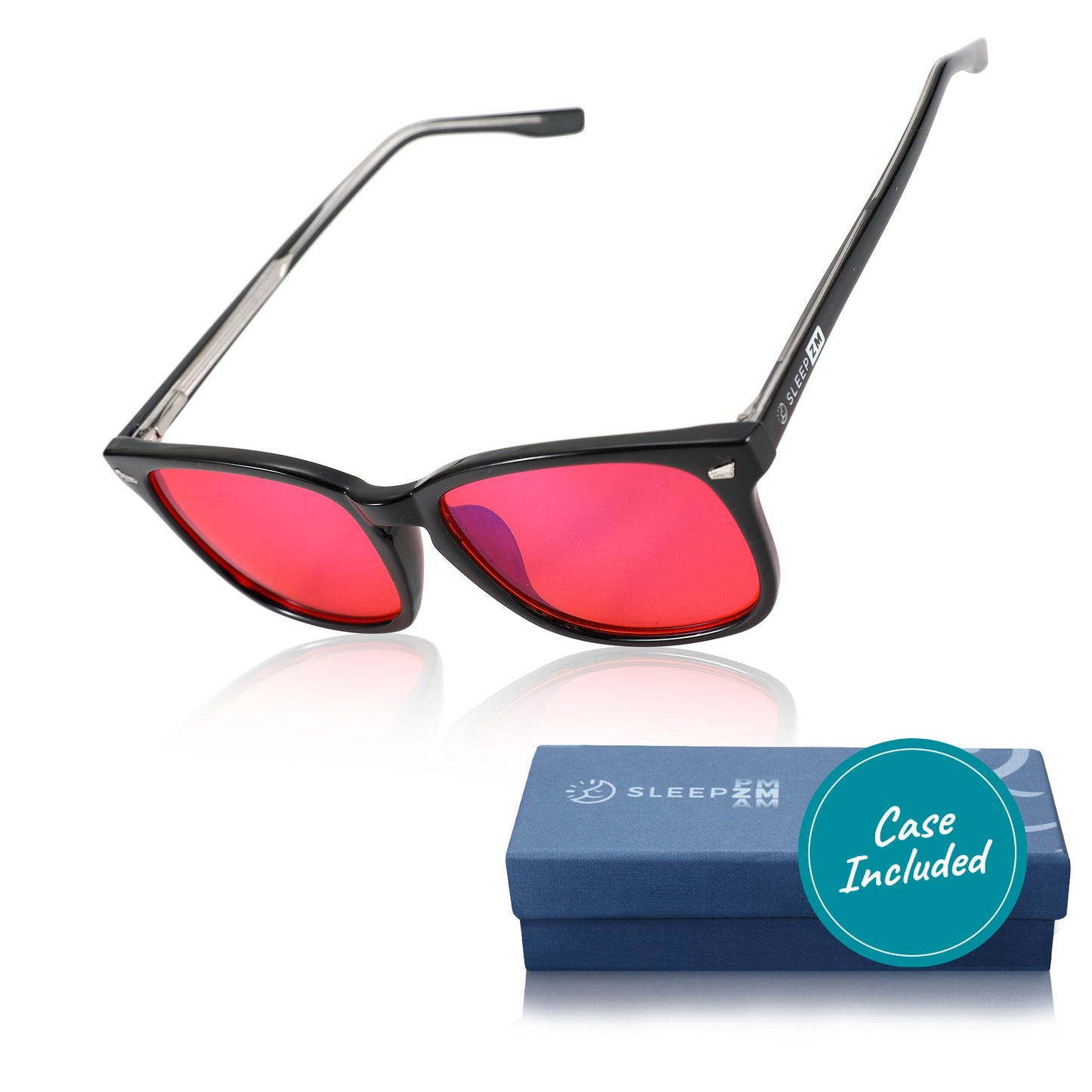 Wayfarer Red Premium Glasses SleepZM