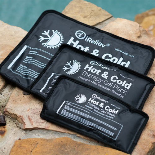 Reusable Hot and Cold Therapy Gel Pack with Securement Straps