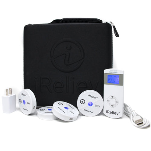 Hard Protective Carry Case Wireless TENS EMS iReliev