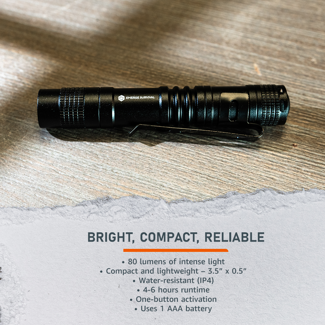 EDC Mini Flashlight Compact Pocket-Sized Flashlight