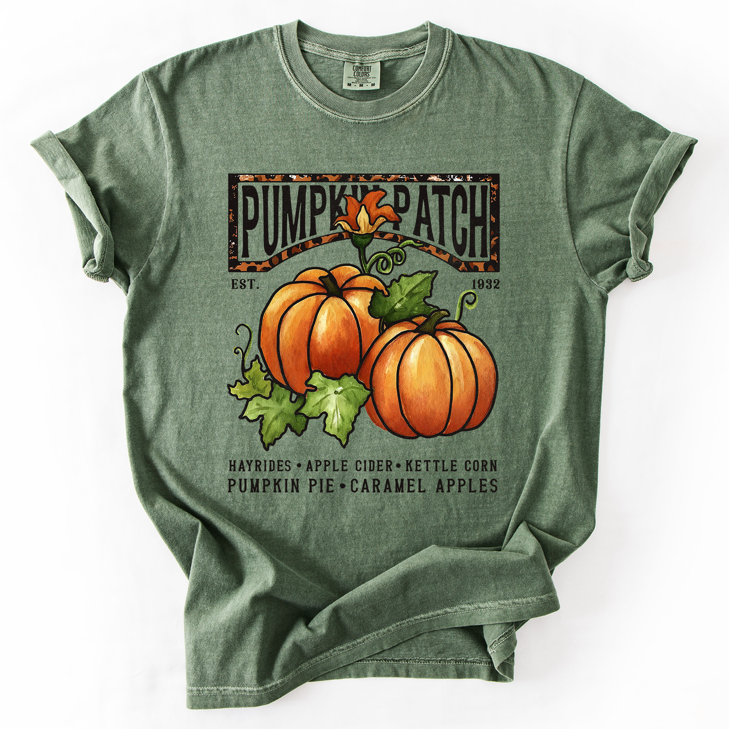 Pumpkin Patch, Autumn, Fall, Halloween, Comfort Colors T-Shirt