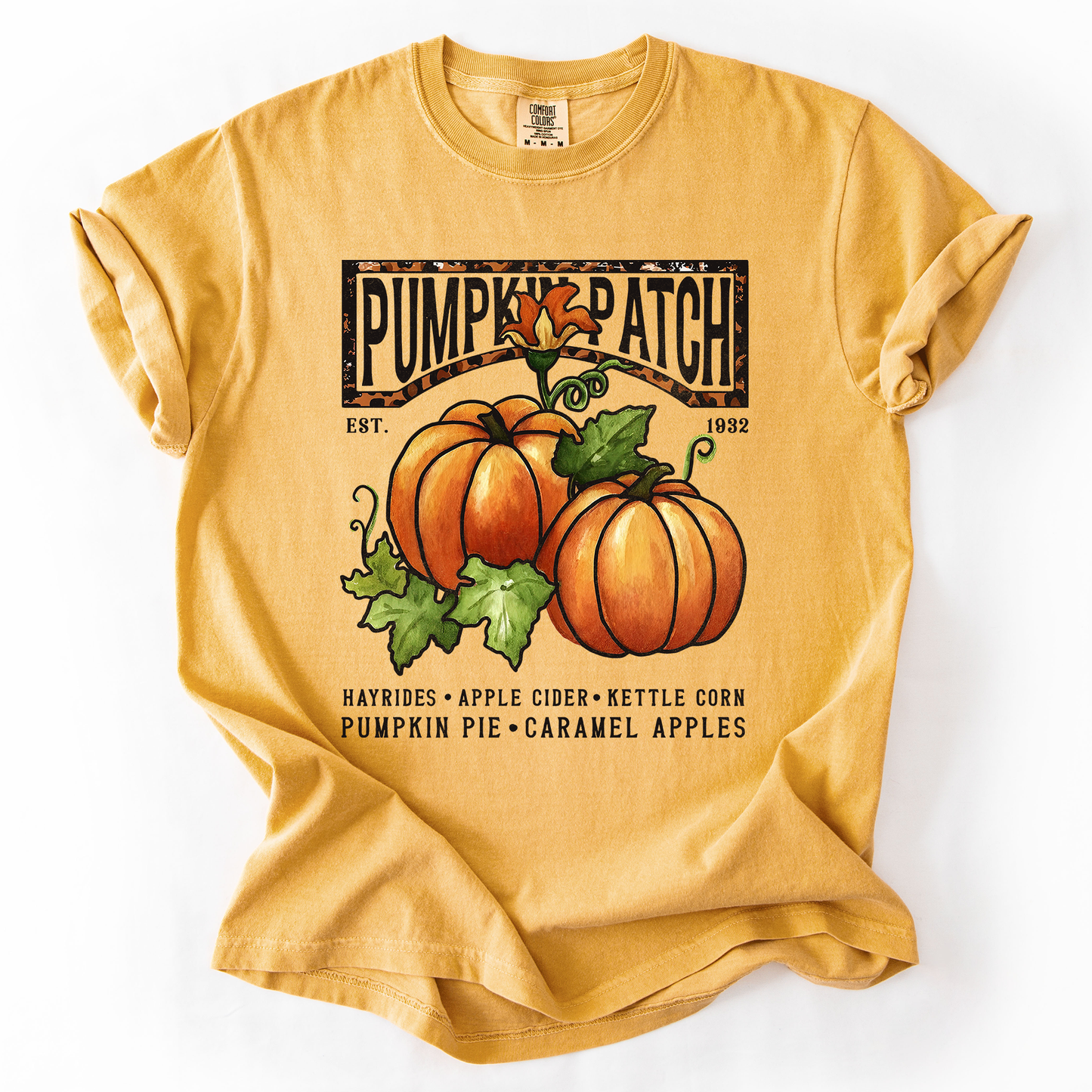 Pumpkin Patch, Autumn, Fall, Halloween, Comfort Colors T-Shirt