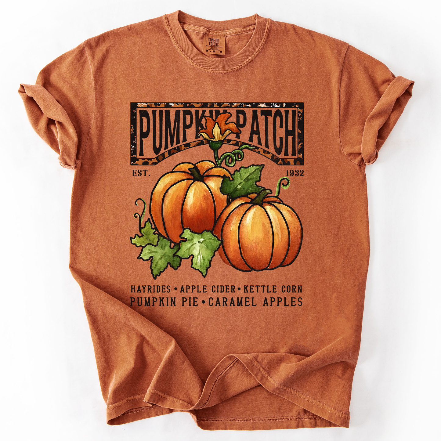 Pumpkin Patch, Autumn, Fall, Halloween, Comfort Colors T-Shirt
