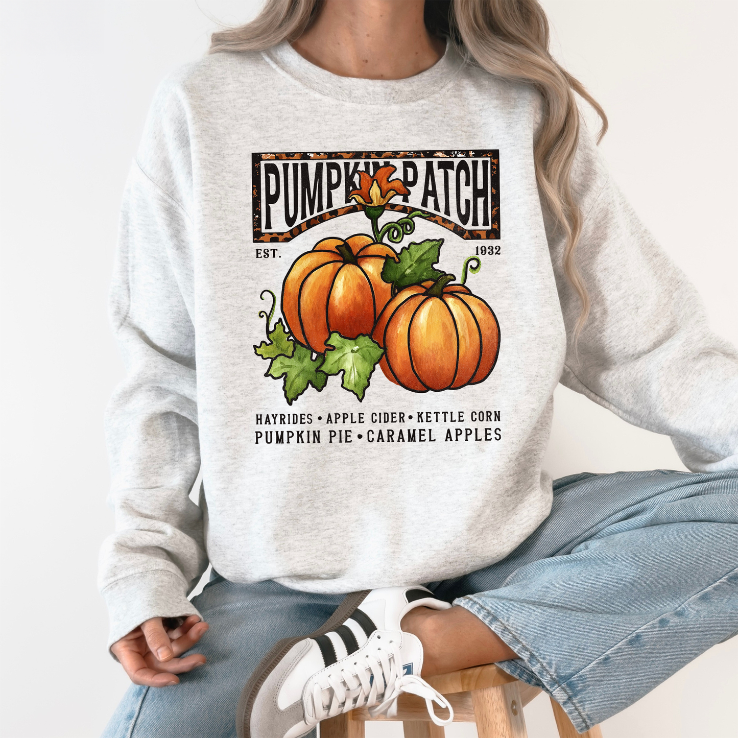 Pumpkin Patch, Autumn, Fall, Halloween Sweatshirt