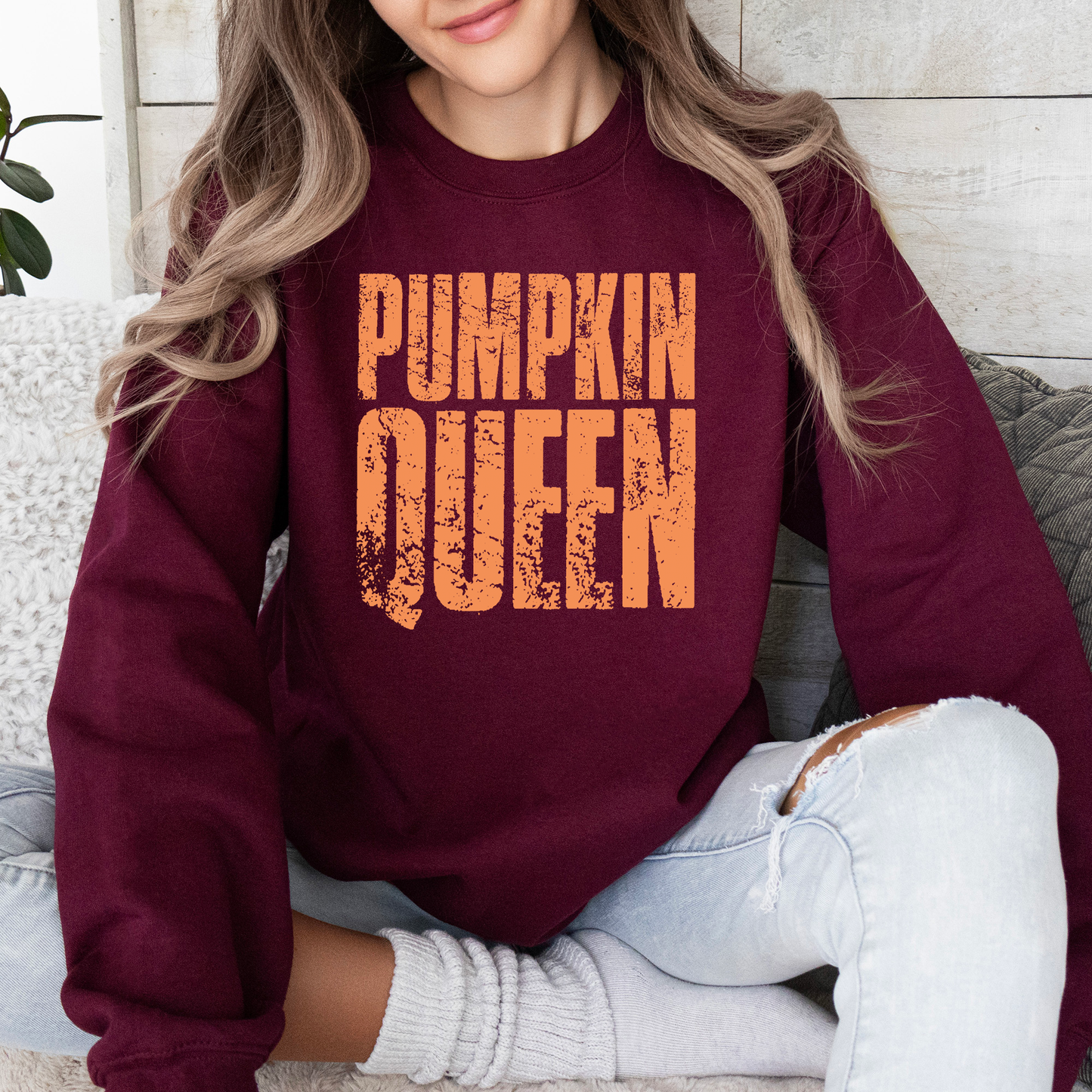 Pumpkin Queen, Halloween, Autumn, Fall Sweatshirt