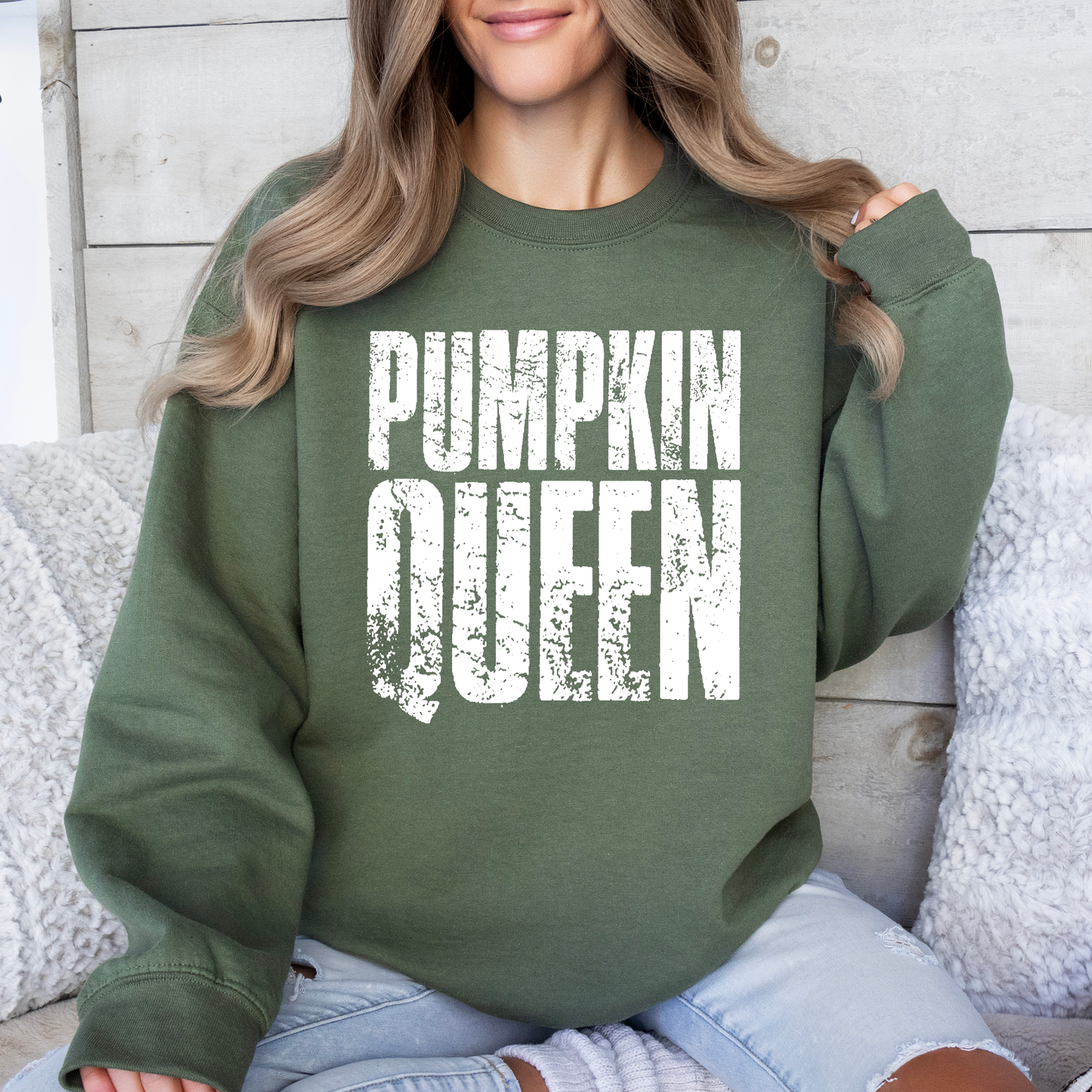 Pumpkin Queen, Halloween, Autumn, Fall Sweatshirt