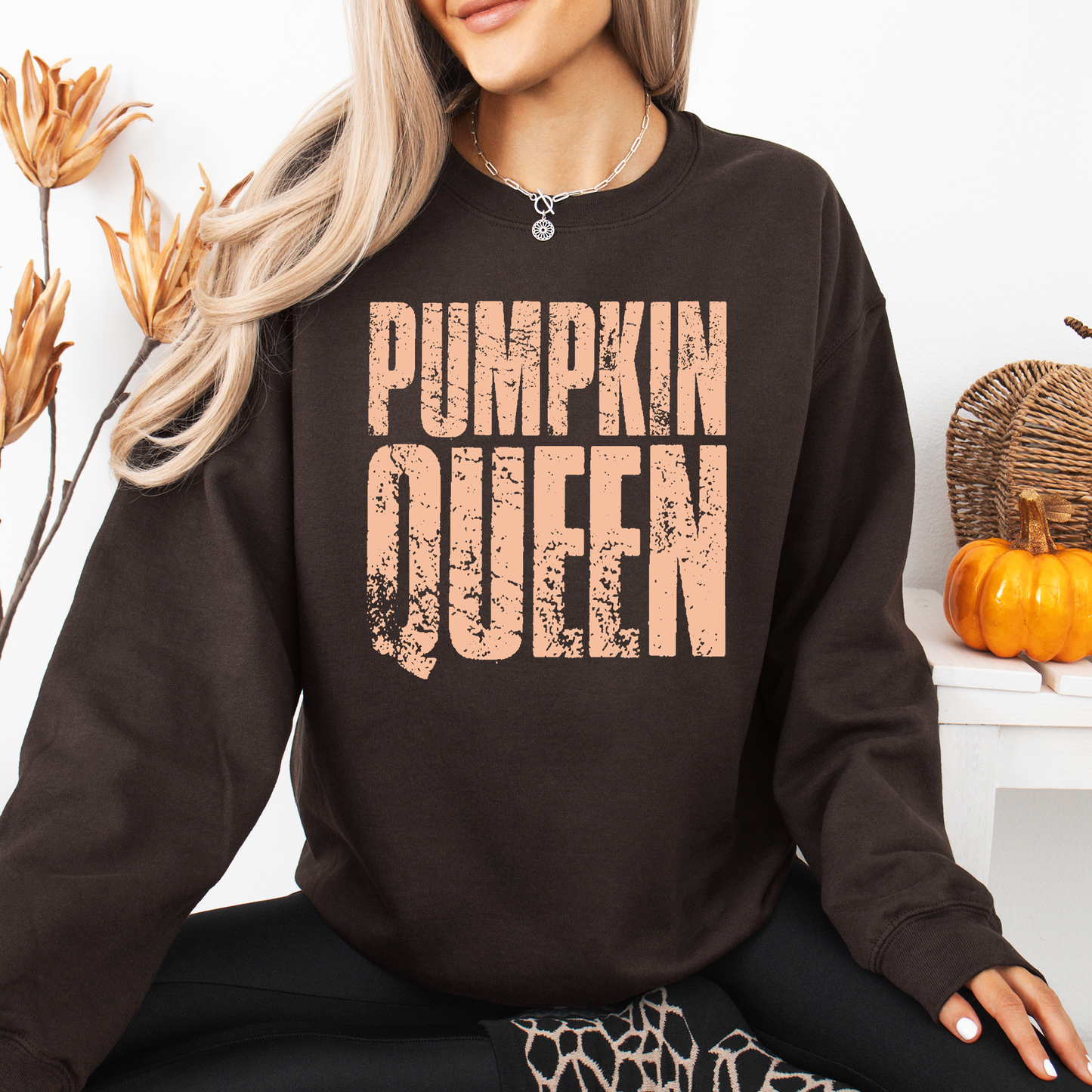 Pumpkin Queen, Halloween, Autumn, Fall Sweatshirt