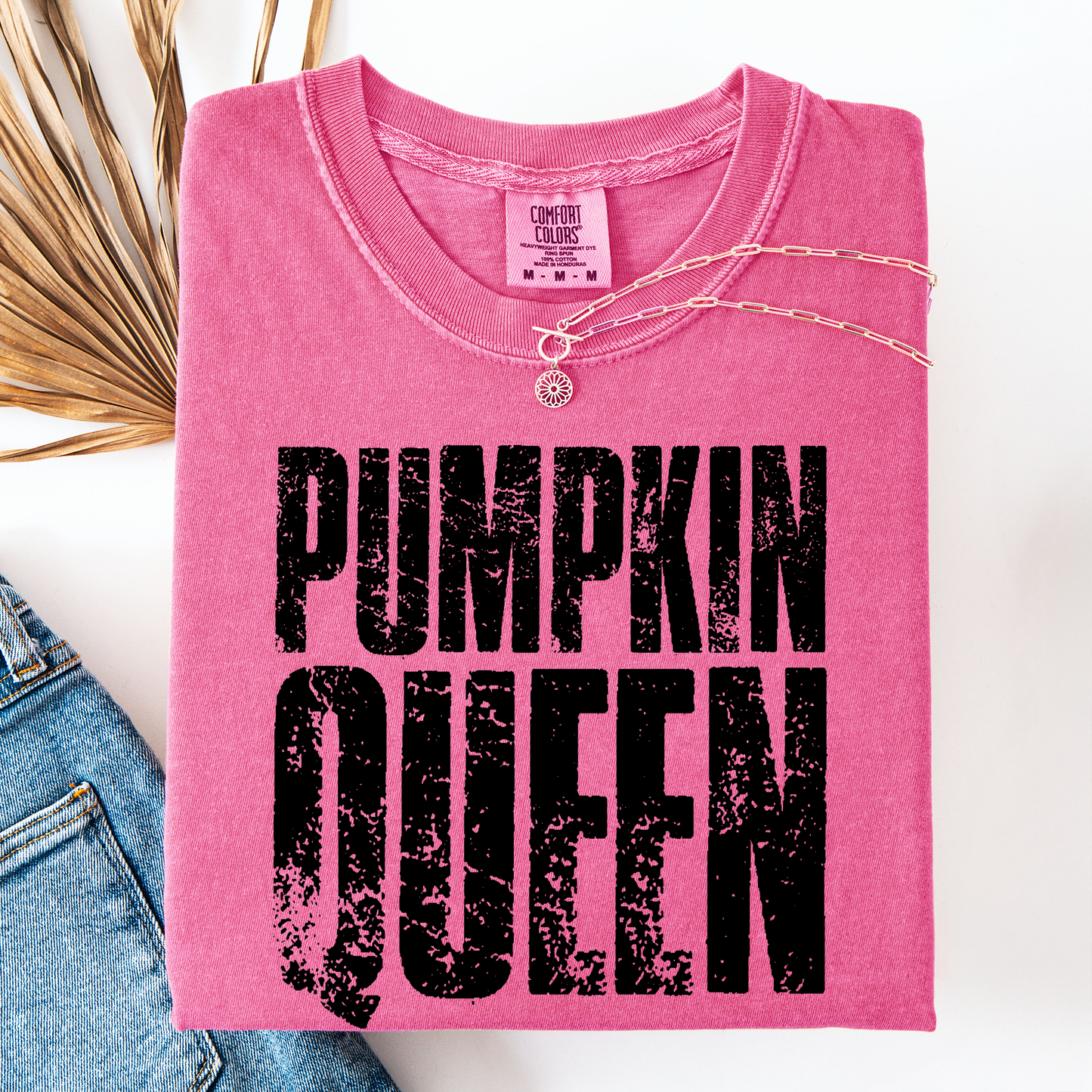 Pumpkin Queen, Halloween, Autumn, Fall, Comfort Colors T-Shirt