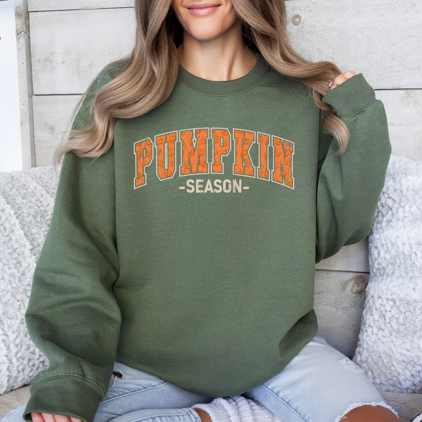 Pumpkin Season, Classic Varsity, Halloween, Fall, Autumn Sweatshirt
