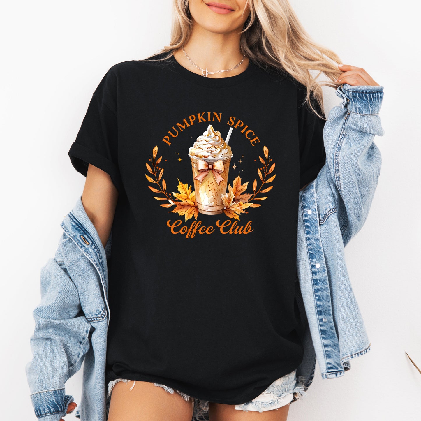 Pumpkin Spice Coffee Club, Autumn, Halloween, Fall, Tshirt