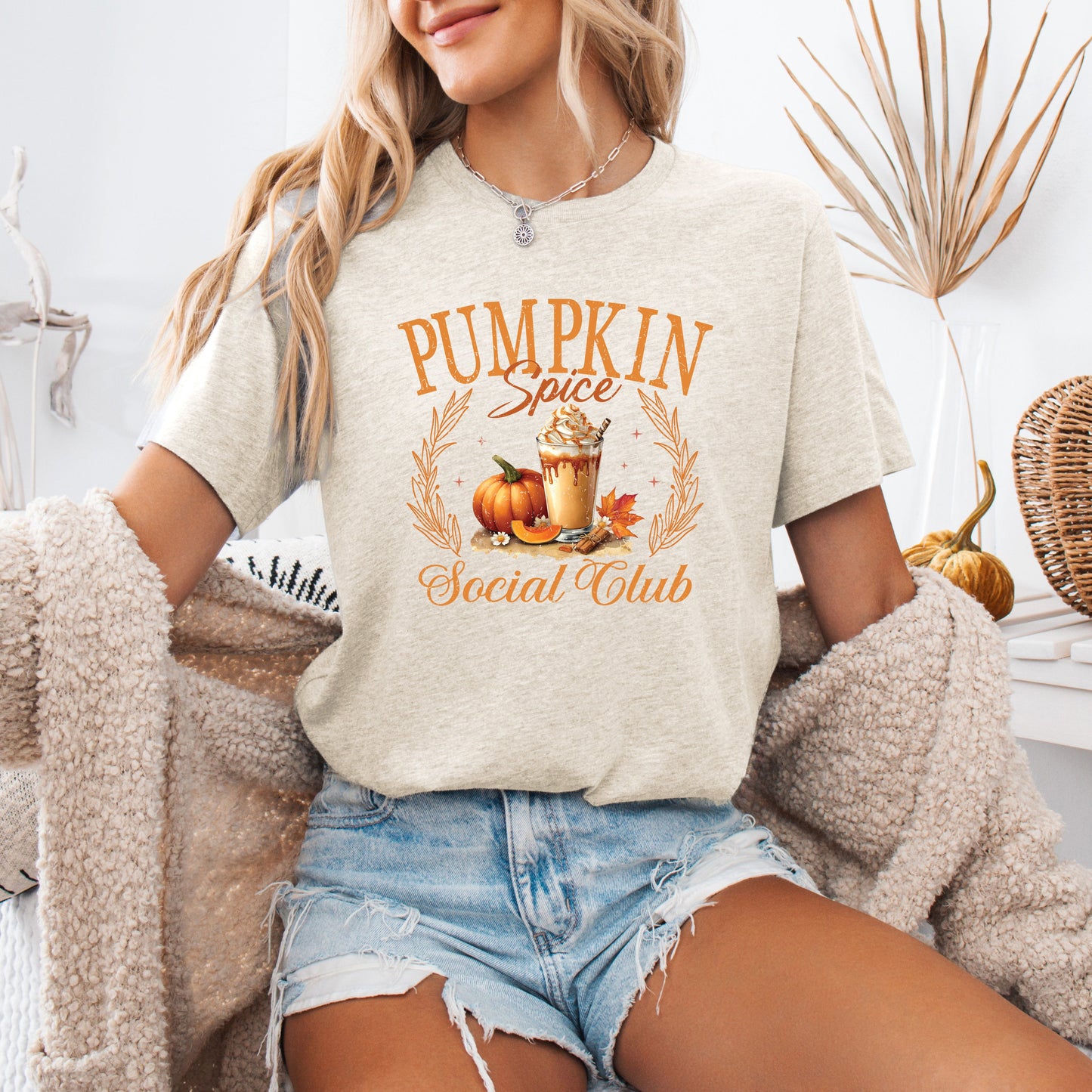 Pumpkin Spice Social Club, Autumn, Halloween, Fall, Tshirt