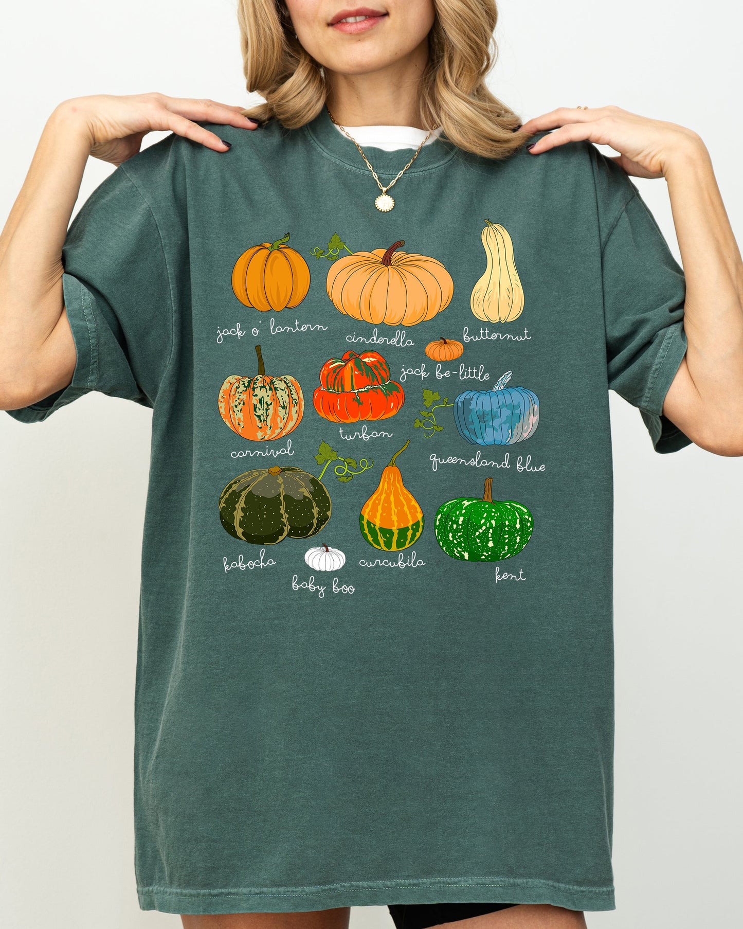 Pumpkins, Jack-o-lantern, Fall, Autumn, Halloween, Thanksgiving Shirt Comfort Colors T-Shirt