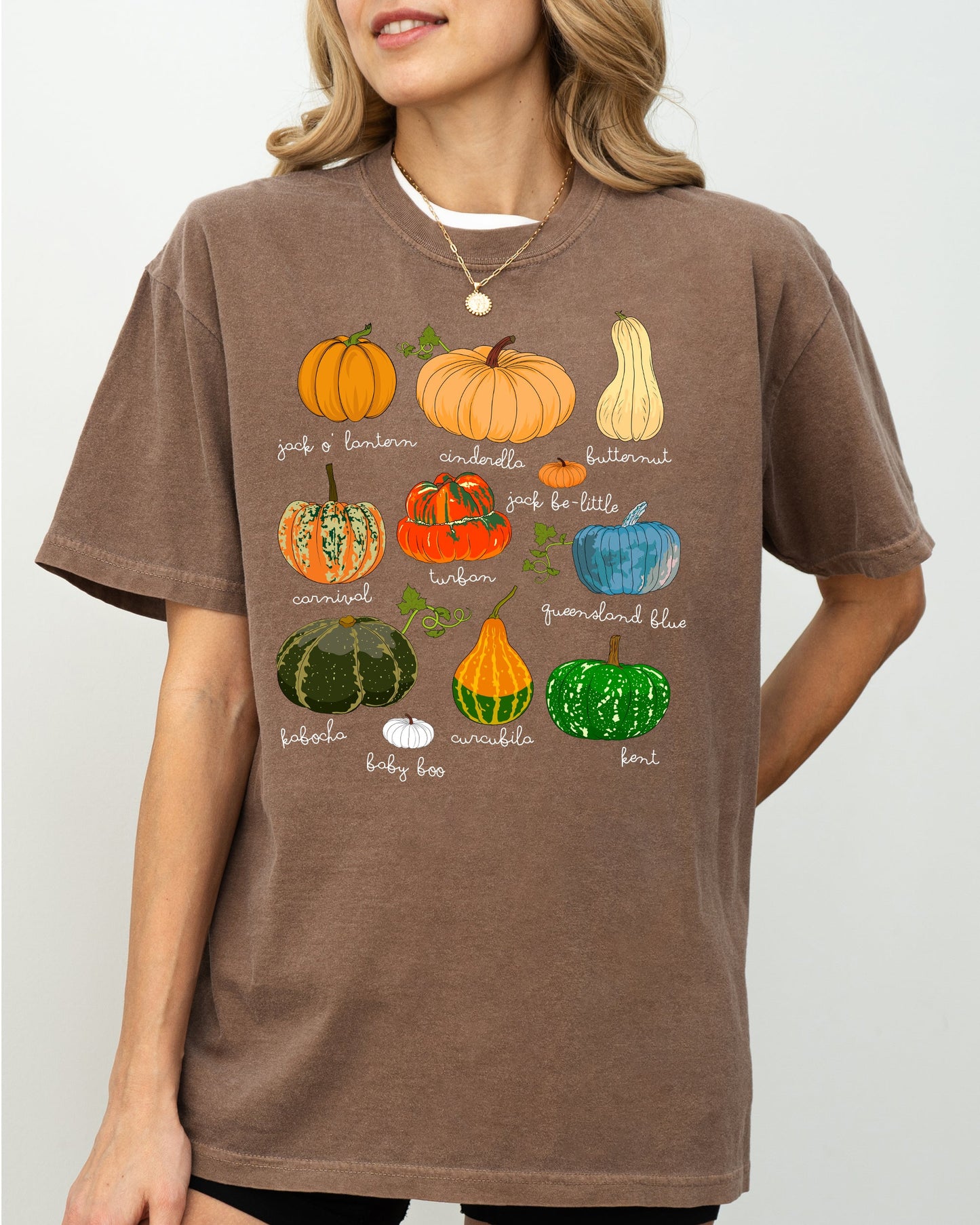 Pumpkins, Jack-o-lantern, Fall, Autumn, Halloween, Thanksgiving Shirt Comfort Colors T-Shirt