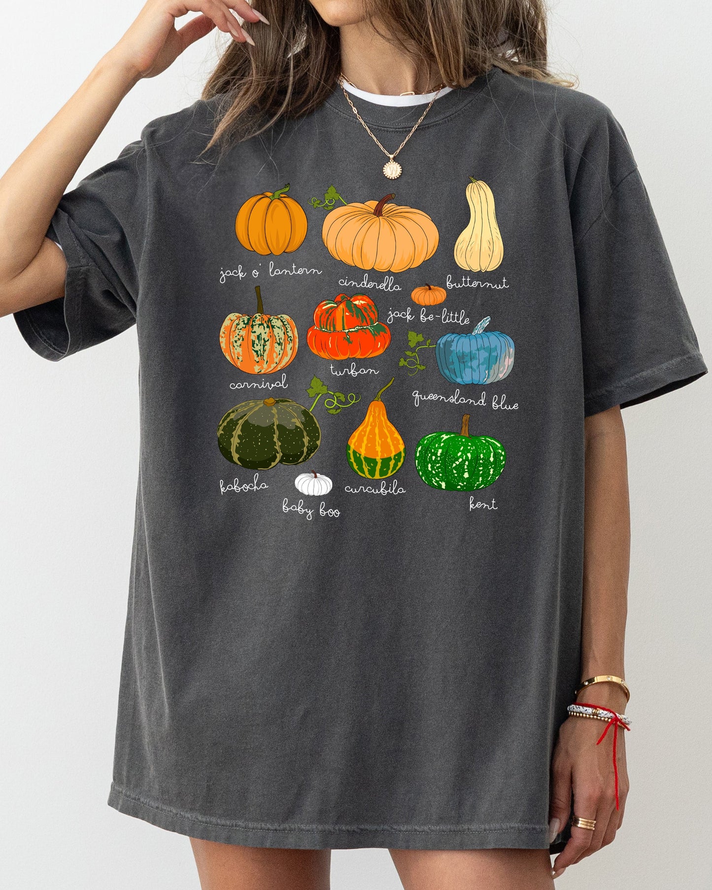 Pumpkins, Jack-o-lantern, Fall, Autumn, Halloween, Thanksgiving Shirt Comfort Colors T-Shirt