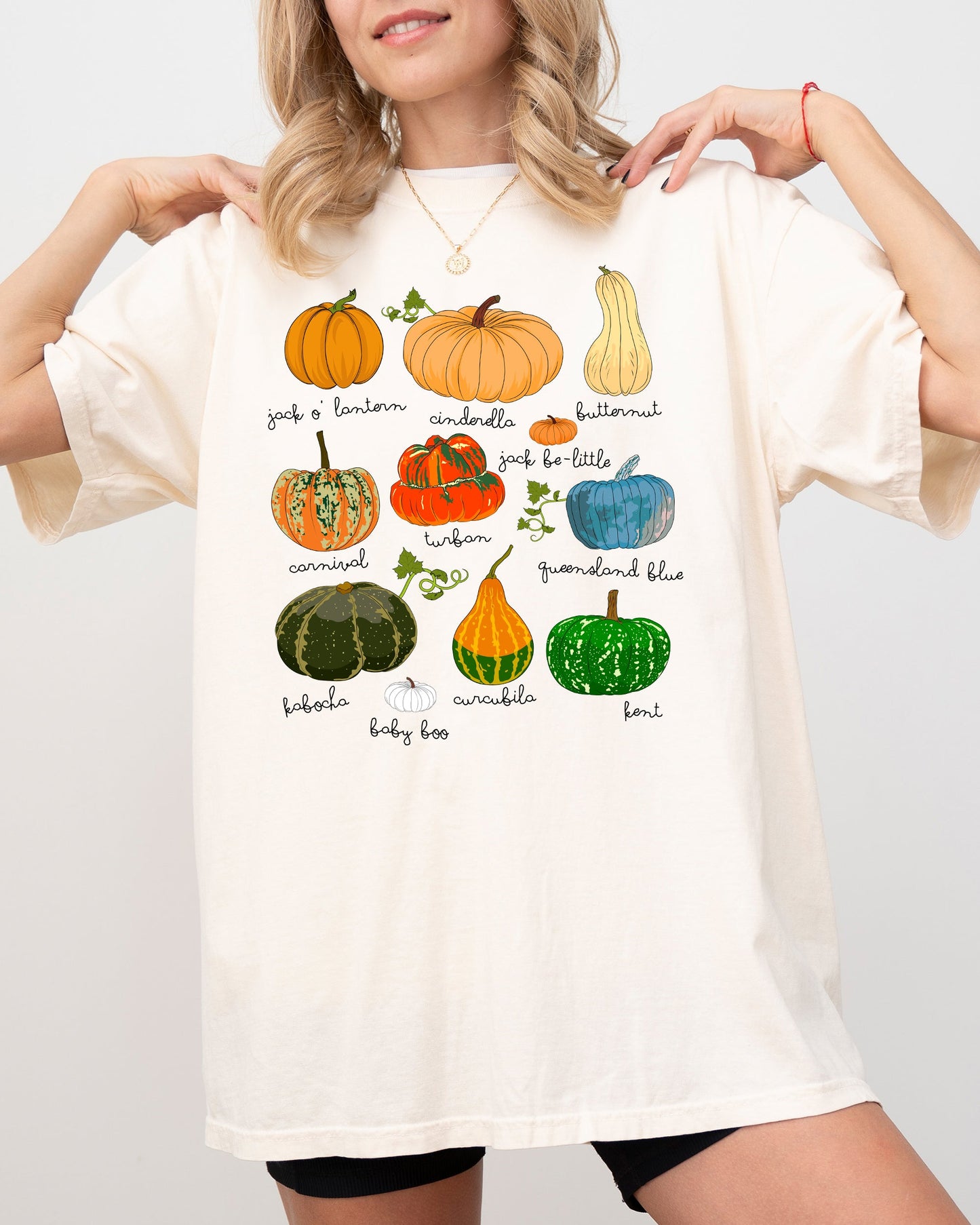 Pumpkins, Jack-o-lantern, Fall, Autumn, Halloween, Thanksgiving Shirt Comfort Colors T-Shirt