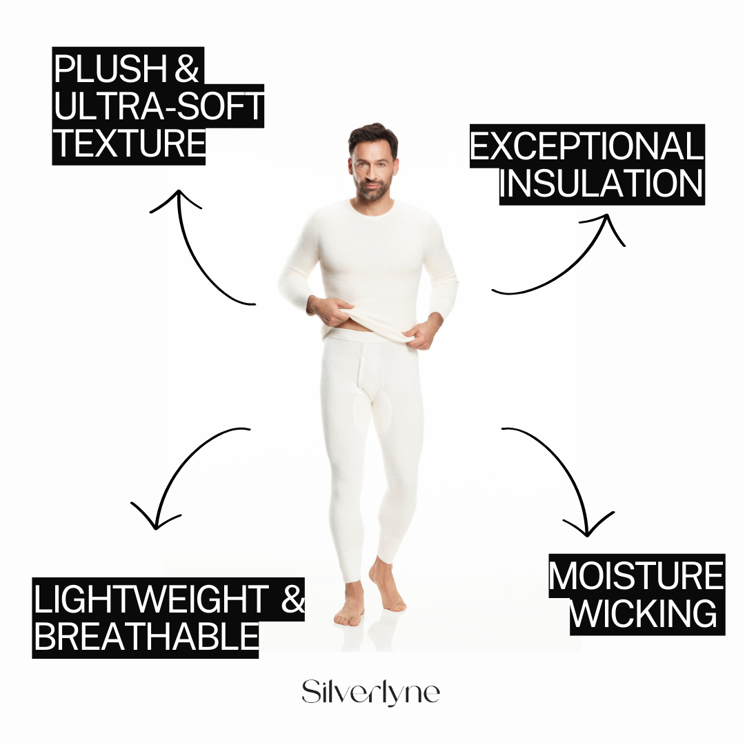 Pure Angora | Long sleeve base layer shirt (Men's)