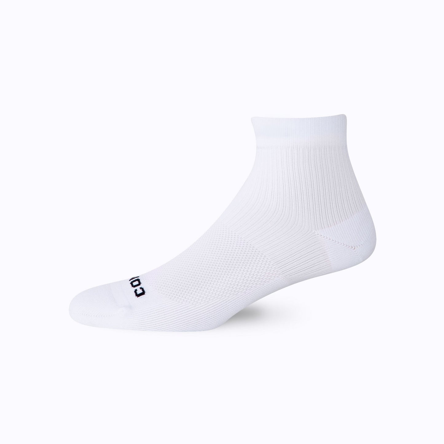 Quarter Ankle Compression Socks White