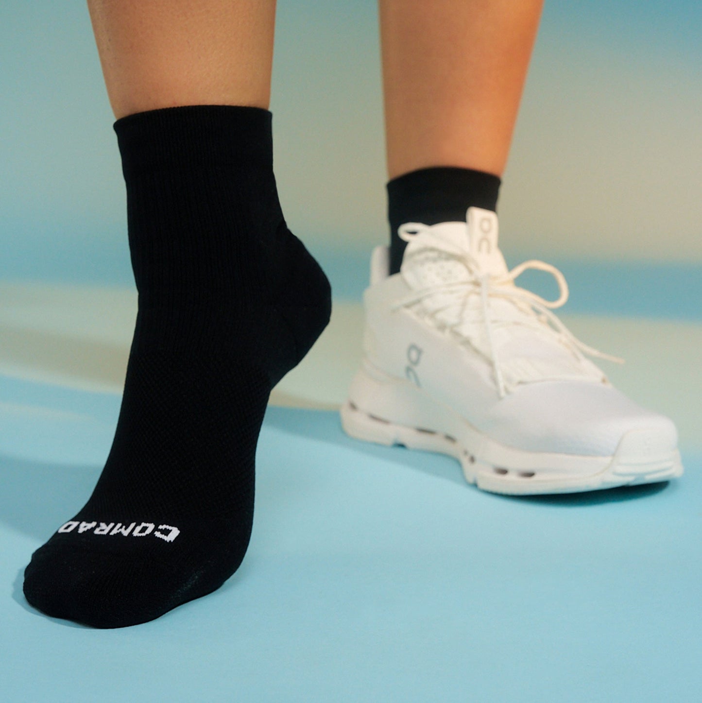 Quarter Ankle Compression Socks Black