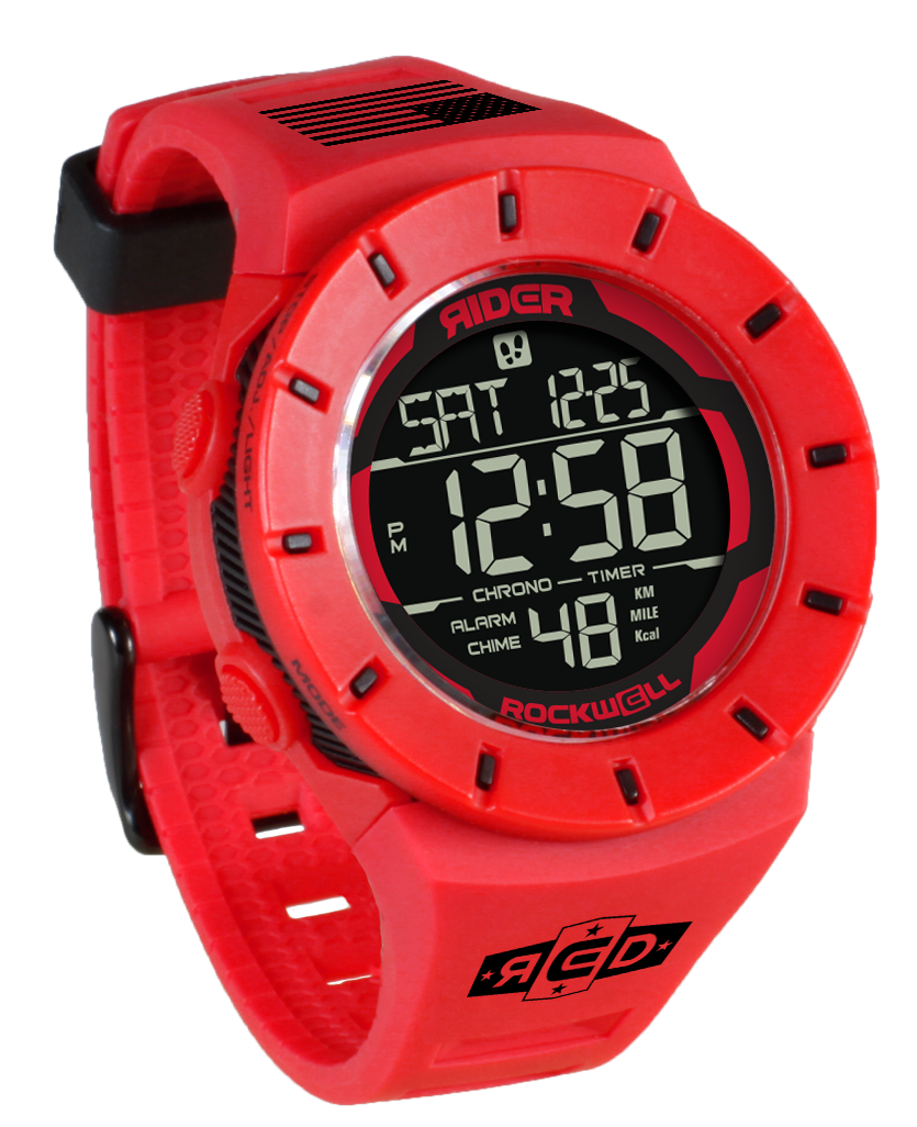 Coliseum Fit Forum R.E.D. Edition Red Black Watch Rockwell Time