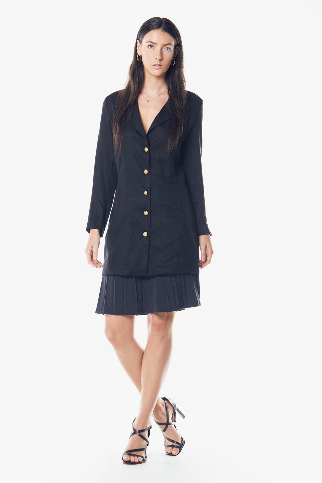 Grace Long Black Tailored Blazer Dress Women’s Le Reussi®