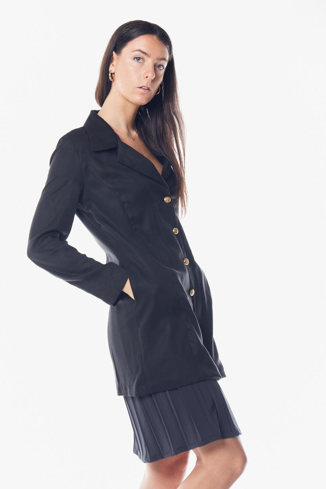 Grace Long Black Tailored Blazer Dress Women’s Le Reussi®